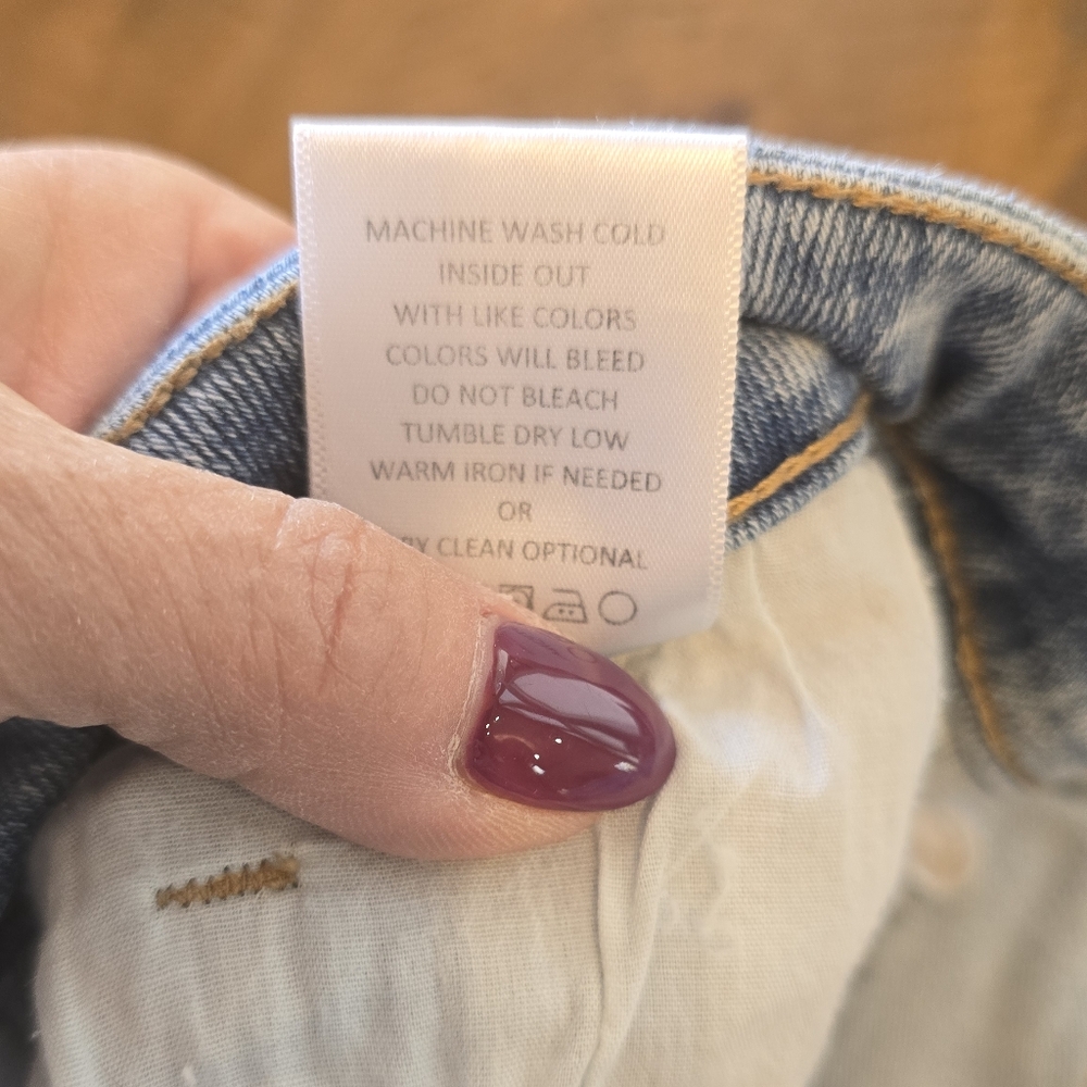 Wide Leg Flare Jeans in Light Blue - Picture 8 of 8